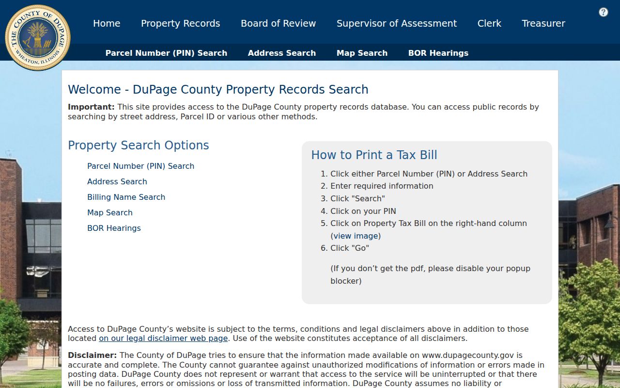 Wheaton residents directory DuPage Property Lookup